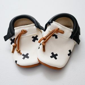 Minimocks (Beton Studios) x Tinycottons moccasins